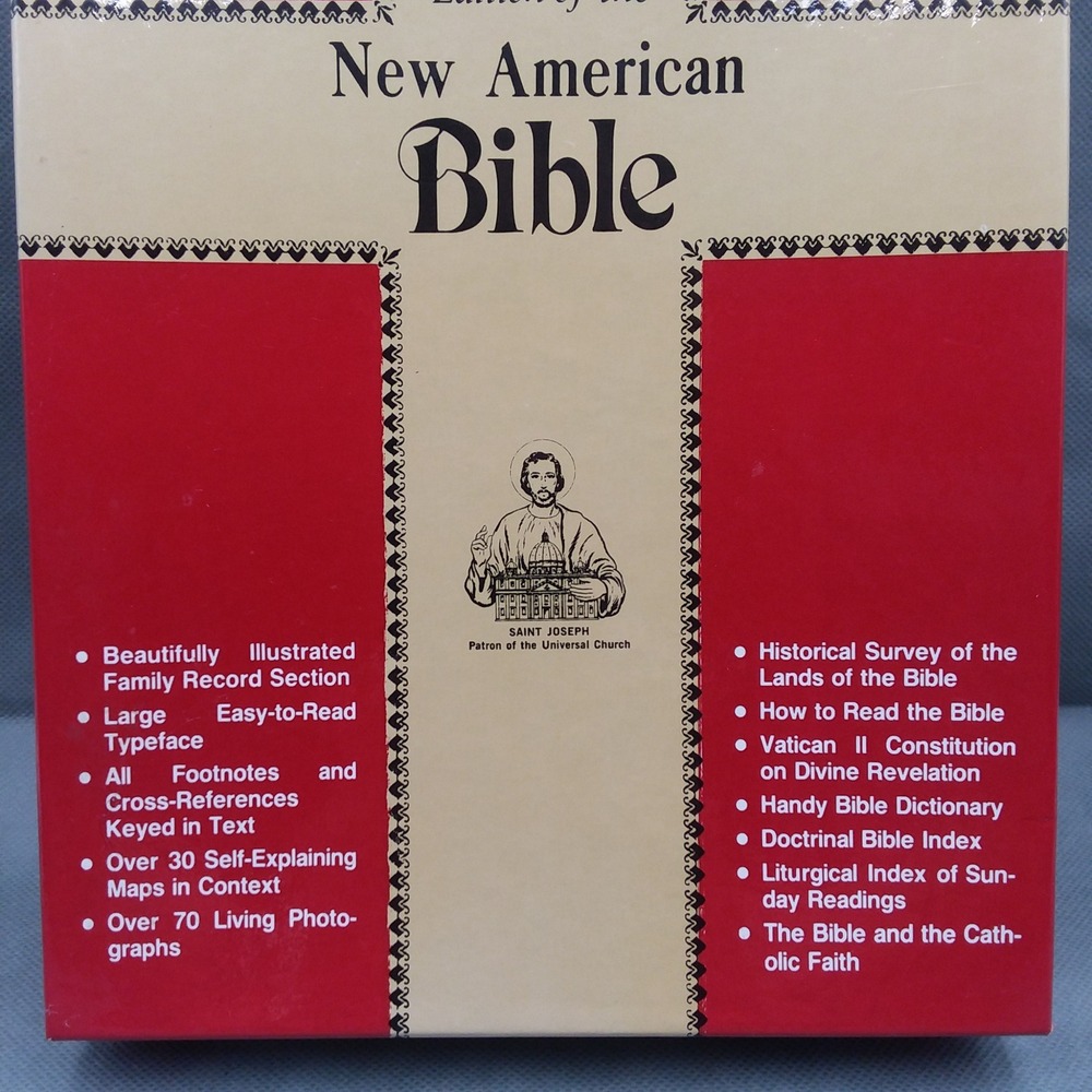 Saint Joseph Edition New American Bible Revised Psalms Large Type‎ Illustrated - Picture 12 of 14